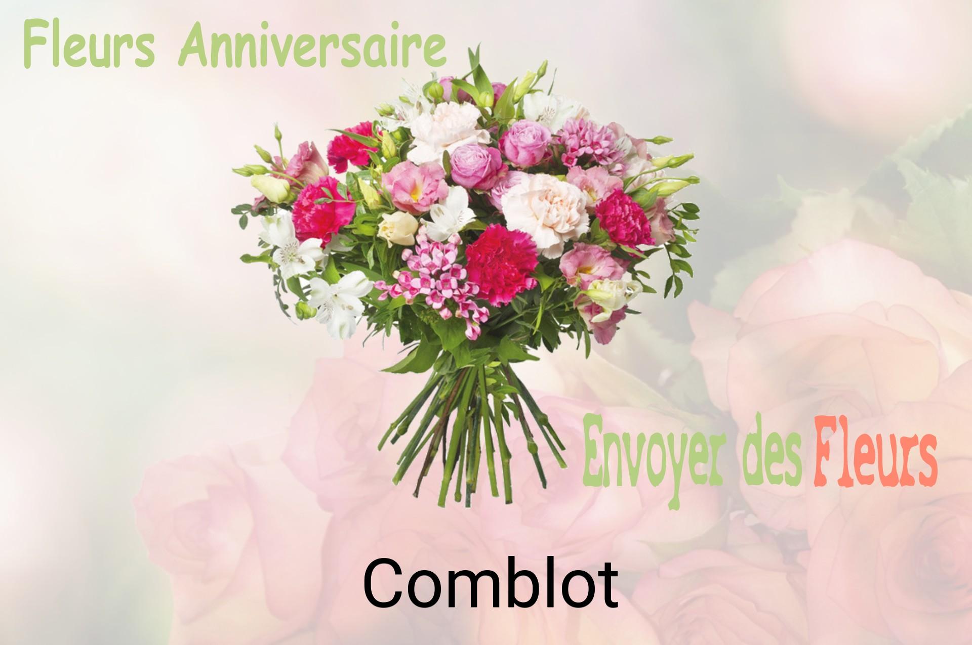 Bouquet de fleurs d’anniversaire livré à Comblot